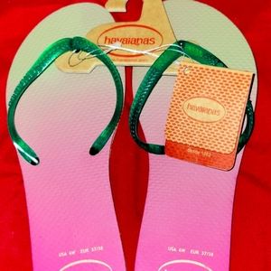 Havianas Flip flops 35-36, sz 5/5.5